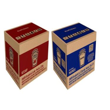 Imagem de Ketchup e Maionese Atacado Lanchonete Sachês C/144 Cada Caixa - Heinz