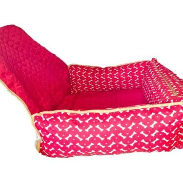 Imagem de Assento cadeirinha fácil para proteção do pet - Comfortpet, Vermelho e