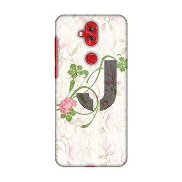 Imagem de AMZER Capa rígida de encaixe com design feito à mão e slim fit para Asus Zenfone 5 Lite ZC600KL - Floral Vines - J HD Color, Ultra Leve Capa traseira