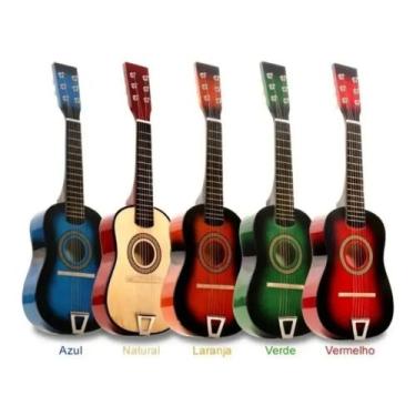 Imagem de Mini Violão Acústico Infantil Corda em Aço - toys