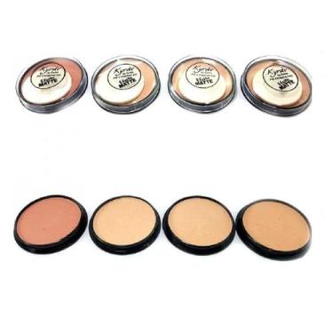 Imagem de Pó Compacto Para Maquiagem Facial Kyrav Claro