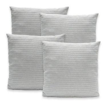 Imagem de Kit 4 Capas de Almofadas Favinho 40x40 C/ Zíper PIQUET Estampadas - Be