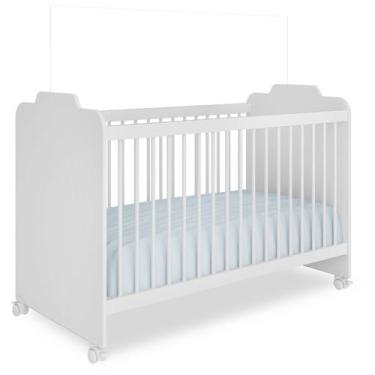 Imagem de Berço Ternura com Rodízios Branco - Peternella,  Branco