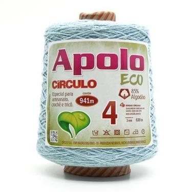 Imagem de Barbante Apolo Eco nº04 600g - CÍRCULO, 2373 AZUL BEBÊ