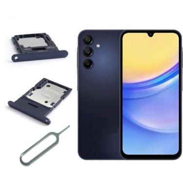 Imagem de Ygpmoiki Para Samsung Galaxy A15 5G SM-A156B SM-A156U SM-A156U1 SM-A156E SM-S156VL Substituição do Pino do Suporte da Bandeja do Cartão SIM, 1 peça preta