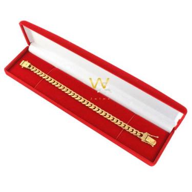 Imagem de Pulseira Cubano 7mm - WA JOIAS, 21cm