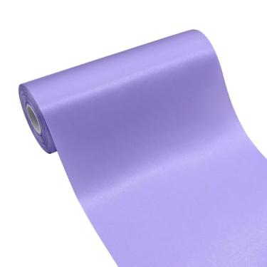 Imagem de Simplegoal Fita de cetim roxa clara 20 cm 25 jardas tecido grande fita de seda para embrulho de presente kit de cerimônia de corte grande abertura cadeira faixa mesa cabelo carro laços costura