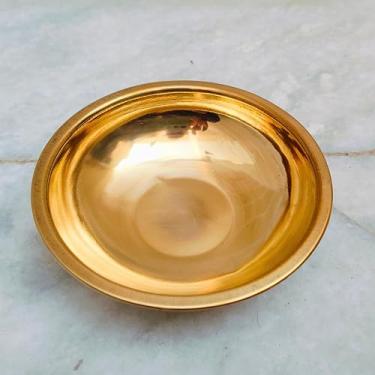 Imagem de craftslook Conjunto de 2 tigelas de latão, tigelas de arroz, tigelas de servir, tigelas de frutas douradas, tigelas de sopa, tigela de salada, pratos redondos de tempero