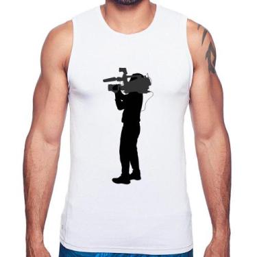 Imagem de Regata Cameraman - Foca na Moda, Branco, G