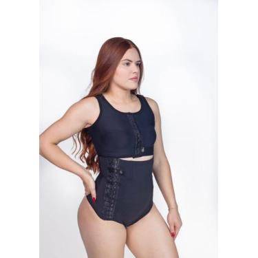 Imagem de Cinta pós-parto - linha emana confort - MB CINTAS, Preto, P