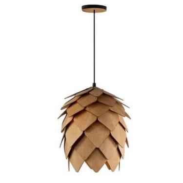 Imagem de Lustre Pendente em Madeira - LUPULO GRANDE - TRYBO