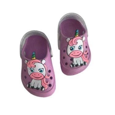 Imagem de Babuche Infantil Sandália Chinelo Sapatinho Bebê Menina Personagem Uni