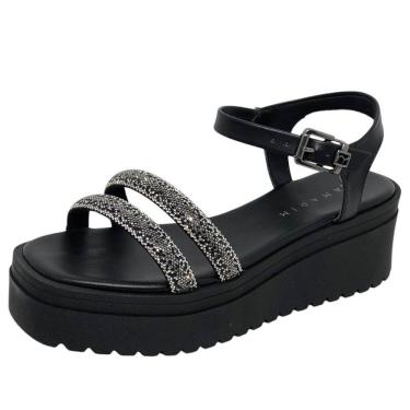 Imagem de Sandália Feminina Anabela Salto Media Conforto Ramarim