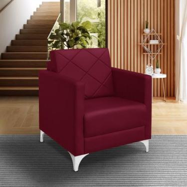 Imagem de Poltrona Helena Decorativa Clinica e recep tecido suede - SELMINHADECO