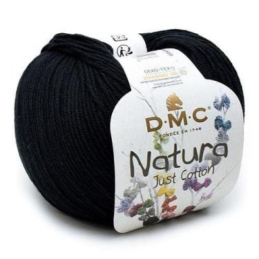 Imagem de Fio DMC Natura Just Cotton 50g, 11 PRETO