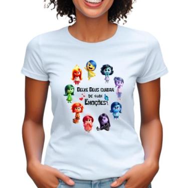 Imagem de Blusa divertidamente filme camiseta babylook evangélica personagens ca