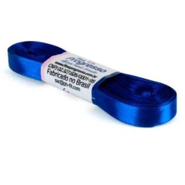 Imagem de Fita de Cetim Progresso 10mm nº2 - 10m Cor 276 Azul Pavão - 01 unidade