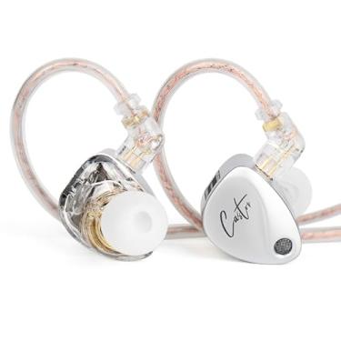 Imagem de KZ Castor IEM Fones de ouvido com fio, 2DD Tuning ajustável Dual-Driver Supper Bass Wired Headphones, Harman Target Version Monitor Headphones
