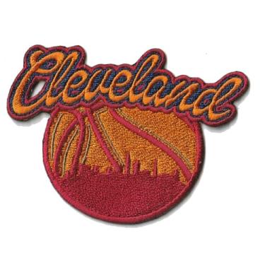 Imagem de MJshop29 Fã de rúgbi City of Cleveland Fã de basquete Favorito Time Iron On Remendos para roupas Mochilas Jeans Motocicleta Patch Costurado em Jaquetas Personalizadas Chapéus Bolsas Táticas
