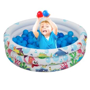 Imagem de Piscina Infantil Inflável 100 Litros Colorido + 100 Bolinhas