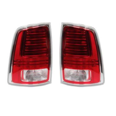 Imagem de Dasbecan Conjunto de luzes traseiras de LED com lâmpadas compatíveis com Dodge Ram 1500 2013-2018 Ram 2500 e 3500 2014-2018 esquerda + direita, 1 par