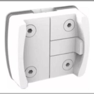 Imagem de 1570 Bate Fecha mini para Janela vidro Temperado - Mettalfleck