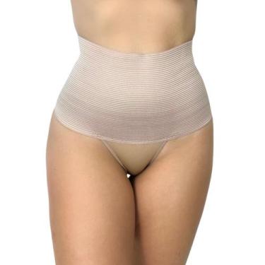 Imagem de Calcinha Cinta Elastico 17cm Compressão Confortável Modeladora de Cint