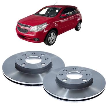 Imagem de Disco Freio Dianteiro Ventilado MDS Chevrolet Agile 2012 A 2015