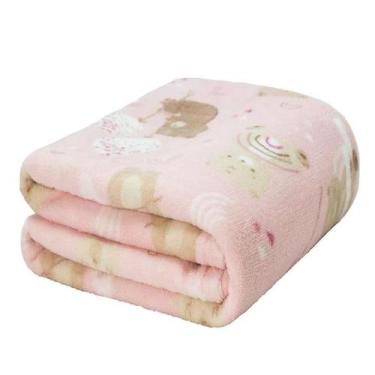 Imagem de Cobertor de Bebe Estampado Microfibra Antialérgico Camesa 80X1,10m, Ur