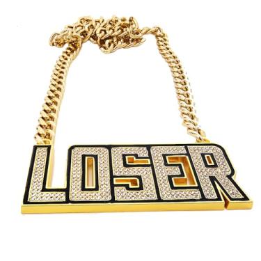 Imagem de guancrown Corrente Last Place Loser Medalha Vaso Sanitário Troféu Campeonato Anel de Prêmio Corrente de Pescoço, 11, Metal, círculo