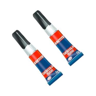 Imagem de Kit 2 Descola Tudo Removedor Tira Cola Gel Super Bonder Loctite 2g, Ge
