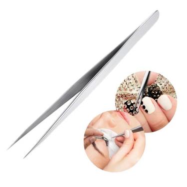 Imagem de Pinça Para Extensão De Cilios Slim Reta Para Separação Isolamento - Pi