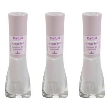 Imagem de Kit 3 Esmalte Dailus Lagrima De Unicornio Nude Cremoso