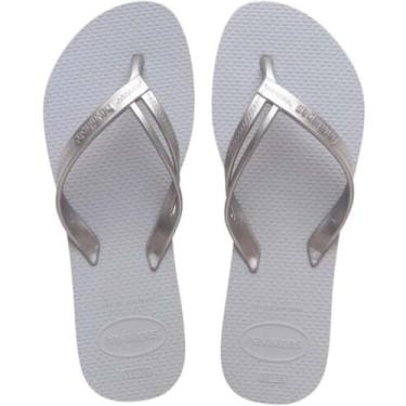 Imagem de SANDALIA HAVAIANAS ELEGANCE FC CINZA GELO 39/40