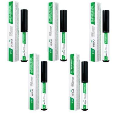 Imagem de Kit 5 Séruns Alongamento Cílios e Sobrancelhas 8ml - Niraj