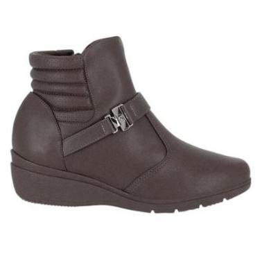 Imagem de Bota Piccadilly Beth Cano Curto Feminina - Marrom 38-Feminino