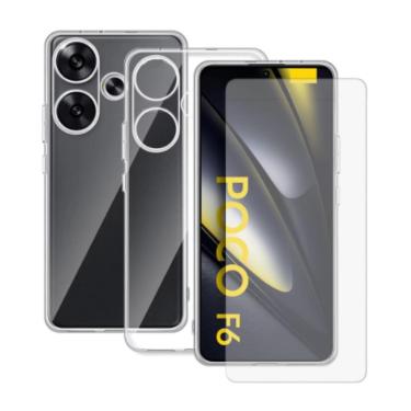 Imagem de Capa Transparente + Película De Vidro 3D Compatível Poco F6