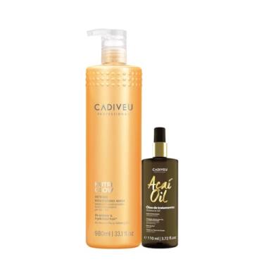 Imagem de Kit Cadiveu Professional Nutri Glow Máscara G e Açaí Oil 110 (2 produtos)