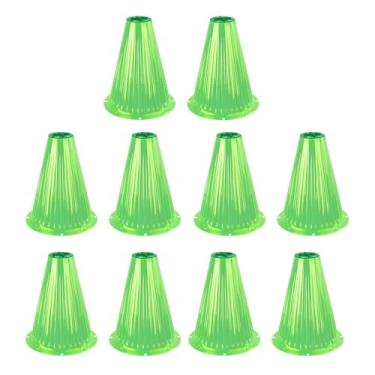 Imagem de WeiLaiKeQi 10pcs Garden Cloches for Plants Protection Covers Capas de cúpula de inverno Capas de campainha de proteção à planta para estufa para grama de estufa