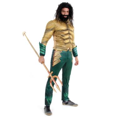 Imagem de Aquaman Fantasia dc Clássico Adulto - Abrakadabra Fantasias