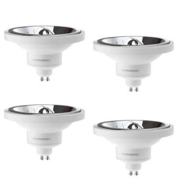 Imagem de 4 Lâmpada Led Save Energy Ar111 24 12w 4000k Branco Neutro