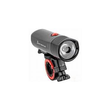 Imagem de Lanterna para Bicicleta, Farol LED, Suporte Ajustável, Preta, 190g