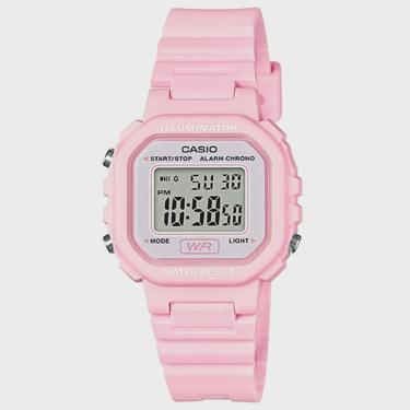 Imagem de Relógio casio Illuminator feminino rosa mini LA-20WH-4A1DF