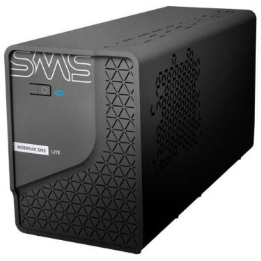 Imagem de Nobreak SMS Lite, 600VA, 4 Tomadas, Entrada Bivolt e Saida 115V - 2920