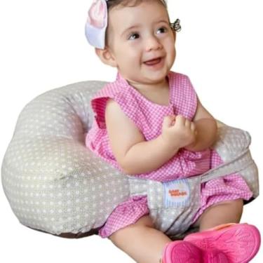Imagem de Almofada de Amamentação e Sofazinho Infantil 2 em 1: Conforto Adaptável do Recém-Nascido aos Primeiros Meses (ESTAMPA MENINO - AZUL)