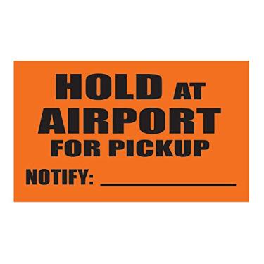 Imagem de Etiquetas de envelopes e pacotes pequenos Polar Tech SCL532, fixadas no aeroporto para coleta, 12,7 cm de comprimento, 7,6 cm de largura