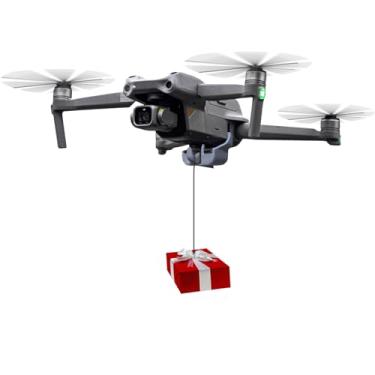 Imagem de Cosaita Sistema Airdrop de carga útil para DJI Air2/2S, liberação de transporte, gancho de pesca, clipe de isca, adequado para acessórios DJI Mavic Air2/2S (Air2/2S)