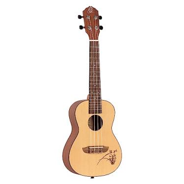 Imagem de Ortega Guitars, Ukulele de show Bonfire Series de 4 cordas, destro, acústico, (RU5)