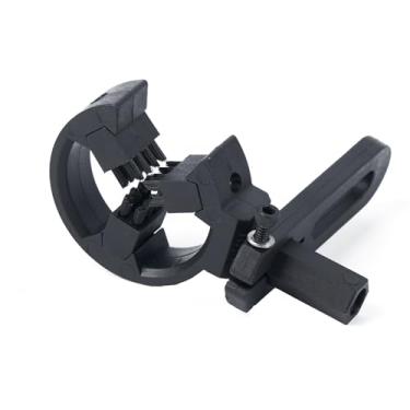 Imagem de CTWHA 1 conjunto de escova ponta de flecha 8,5 x 7,5 x 5 cm suprimentos de plástico preto para tiro com arco adequado para arcos recurvos/compostos