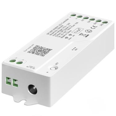 Imagem de LOAMLIN Fita De Led Endereçável Dr04W Rgbw Smd Cob 3 Pinos 2,4 Ghz Tuya Wifi Controller, Compatível Com Alexa Google Home, Aplicativo Para Smartphone, Controle Remoto Wr01Rf Rc03Rfb (Não Ws2812B Ws2